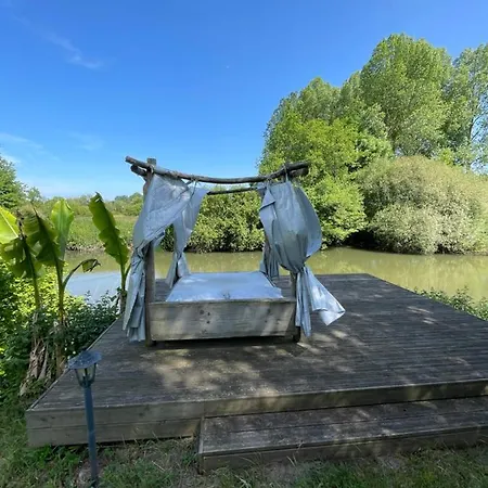 Сasa de vacaciones L'escapade -bain Nordique -nature-4p-reve Au Mans Connerré